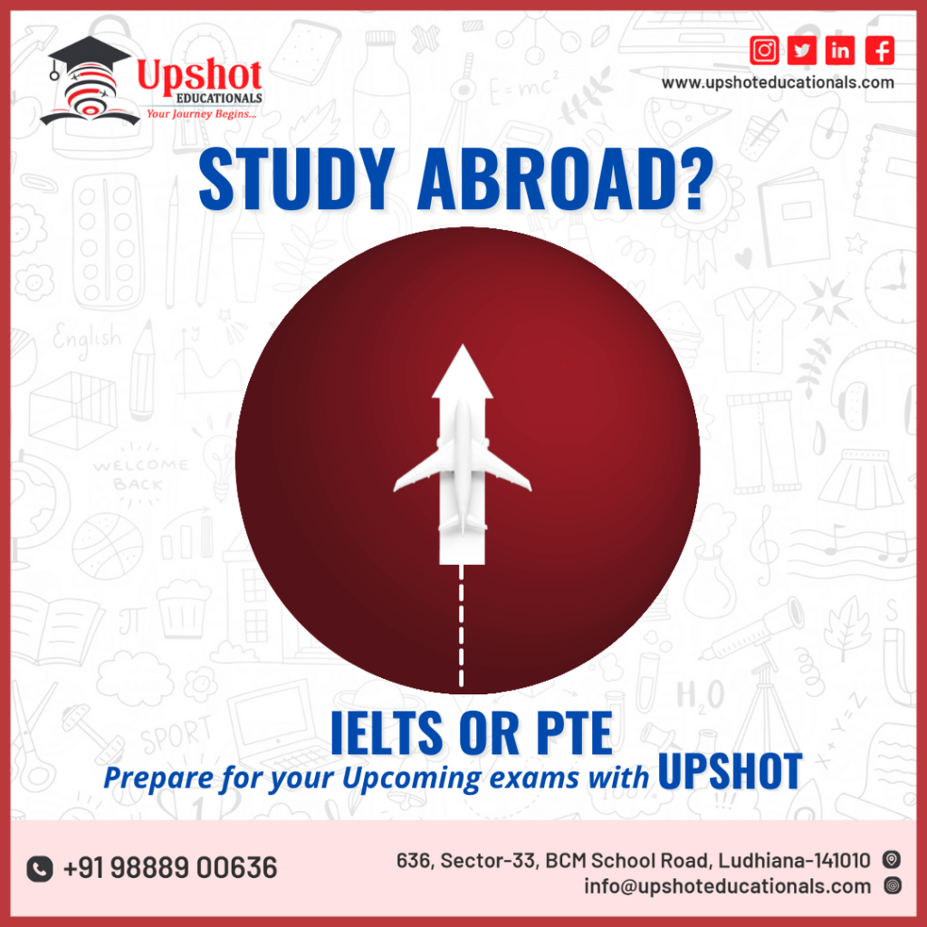 Study Abroad IELTS or PTE 28Feb22